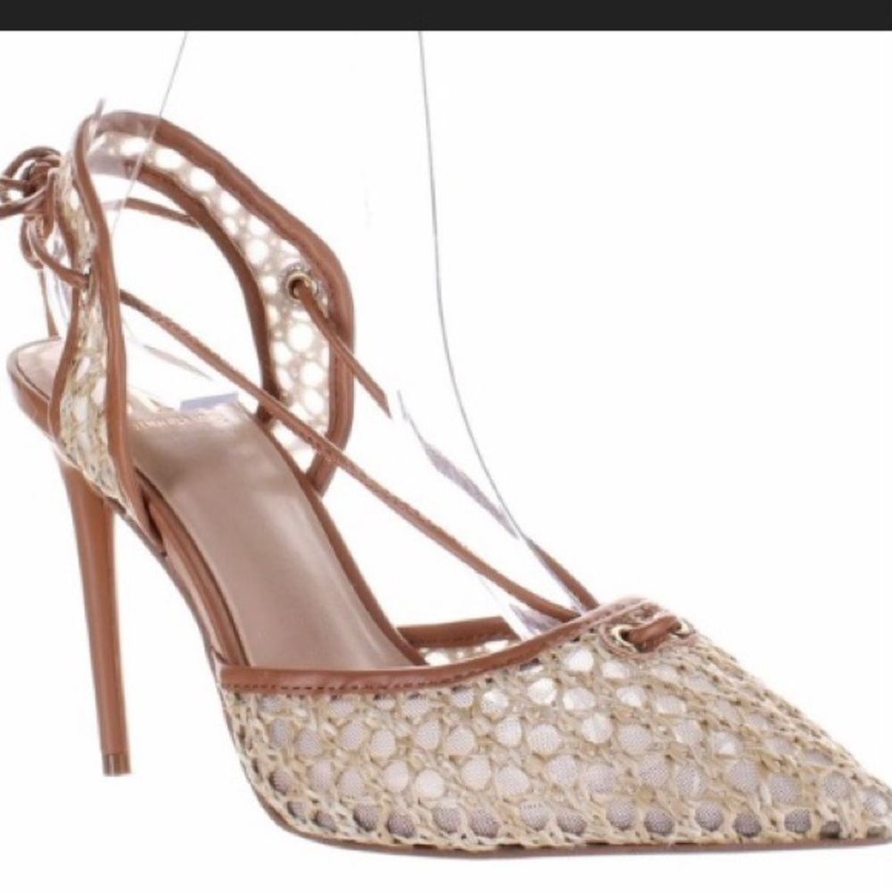 NWT Jennifer Lopez Fedra2 Stiletto Sling Back Pumps
